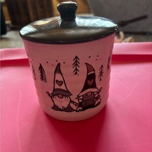 Valentine’s Day Gnome Ceramic Jar